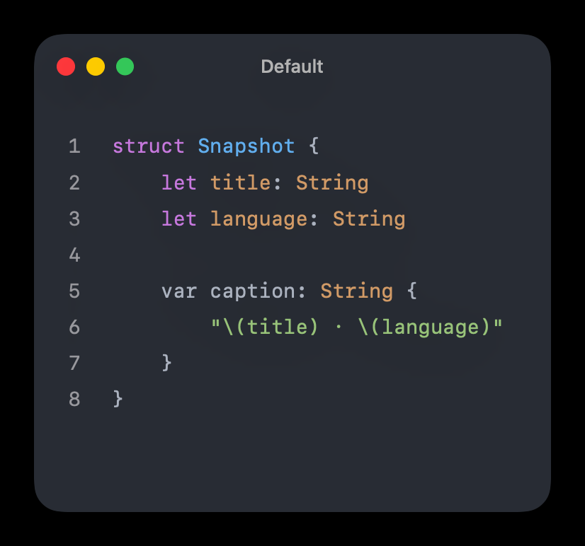 Default preset exported from Oktoshot